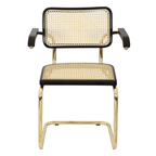 Craftshades  Cane Cantilever Wooden Chair