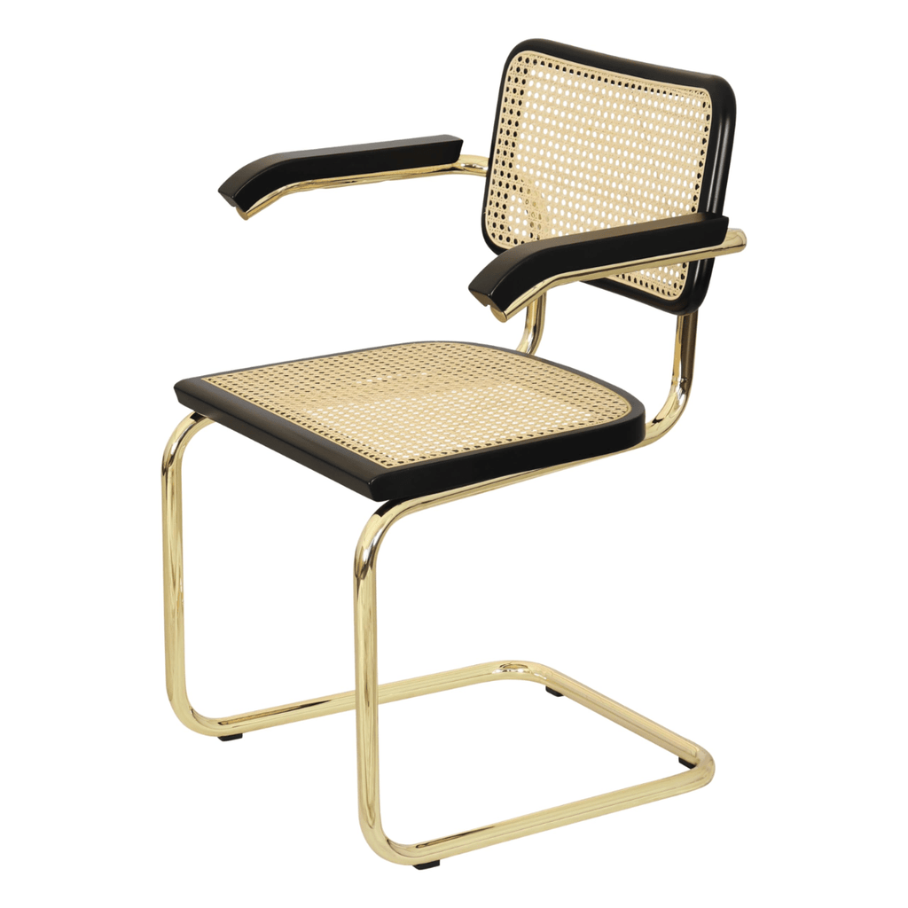 Craftshades  Cane Cantilever Wooden Chair