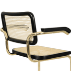 Craftshades  Cane Cantilever Wooden Chair