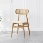 Craftshades Rattan Back Wooden Chair