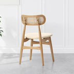 Craftshades Rattan Back Wooden Chair