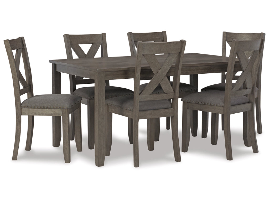 Dining Table and 6 Chairs Set