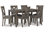 Dining Table and 6 Chairs Set