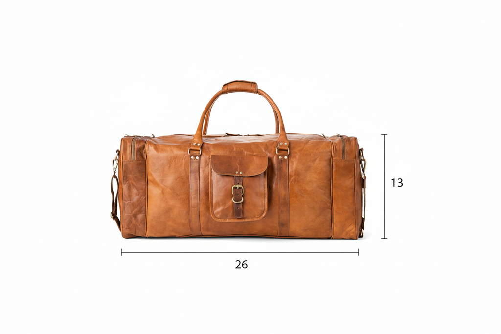 CraftShades - leather bag Metal rivets for bottom reinforcement