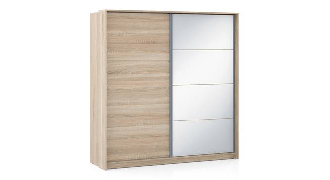 Sonoma Oak 2-Door Sliding Wardrobe with Mirror