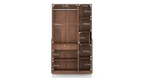 Rodrigues 3-Door Engineered Wood Wardrobe in Sheesham Finish
