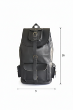 Black Leather Backpack Bag | 100% Genuine Leather