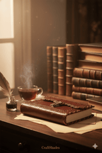 Classic Hand-Stitched Vintage Leather Diary with Brass Lock