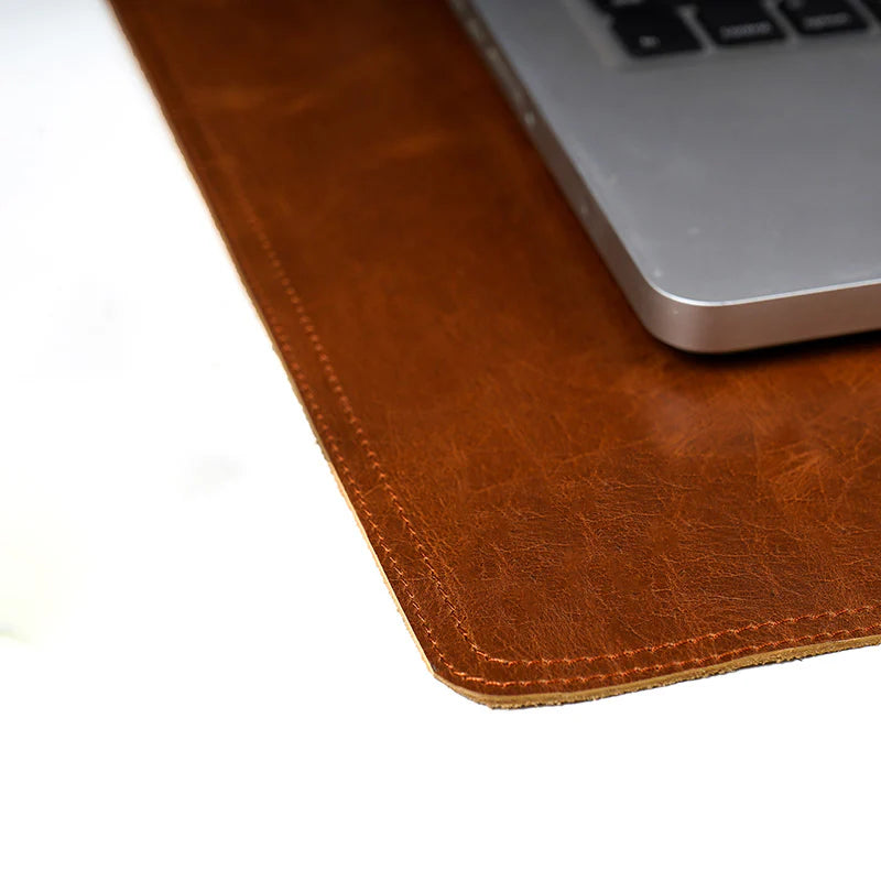 Premium Leather Office Desk Mat – Elegant Work Surface Protector
