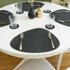Handmade Genuine Leather Triangular Placemats