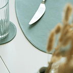 Handmade Genuine Leather Triangular Placemats