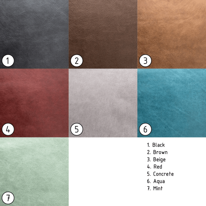 Handmade Genuine Leather Triangular Placemats