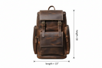 Craftshades Jungle Full Grain Buffalo Leather Laptop Backpack