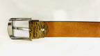 CraftShades Buffalo Leather Belts for Men with Real Solid Leather and Buckle Durable Heavy Duty 1.5" Men's Dress and Casual Belt | Printed Belt
