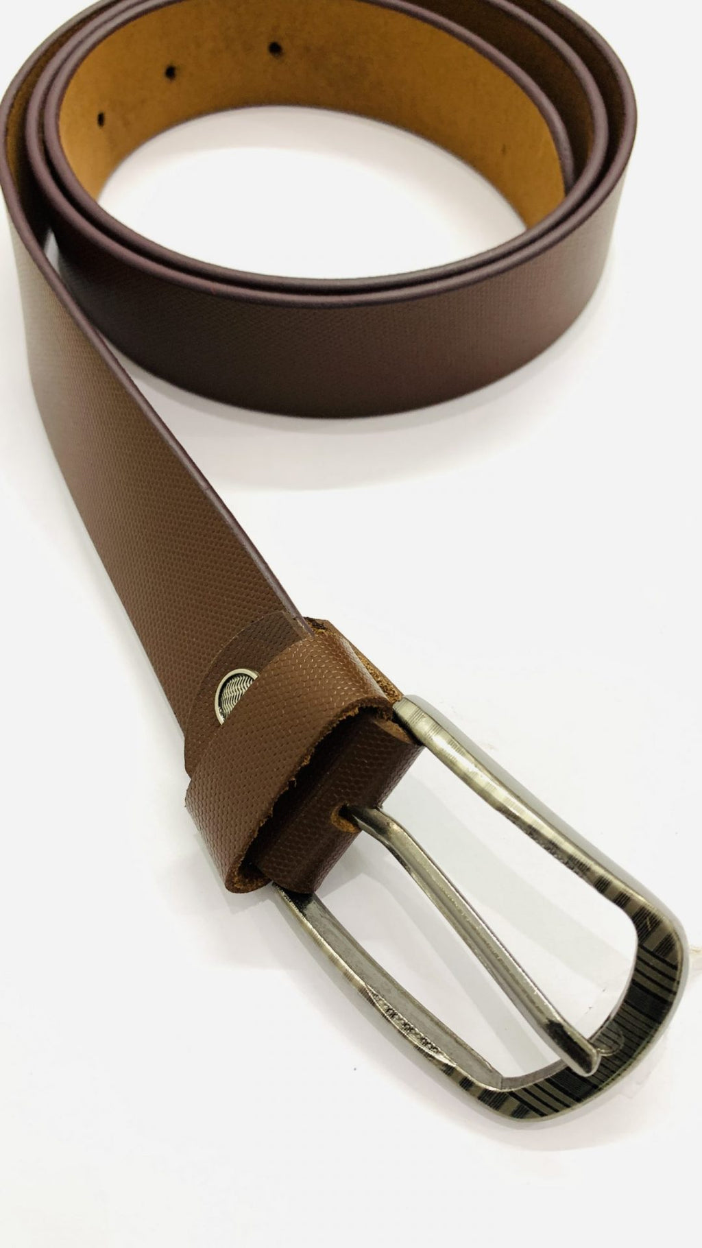 CraftShades Men's Leather Belt 100% Buffalo Genuine Leather Belt 1.5" Width
