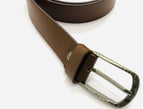 CraftShades  Combo Offer - Handmade Leather Laptop Big Pocket Bag, &amp; Brown Belt