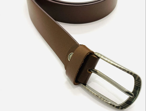 CraftShades  Combo Offer - Handmade Leather Laptop Big Pocket Bag, &amp; Brown Belt