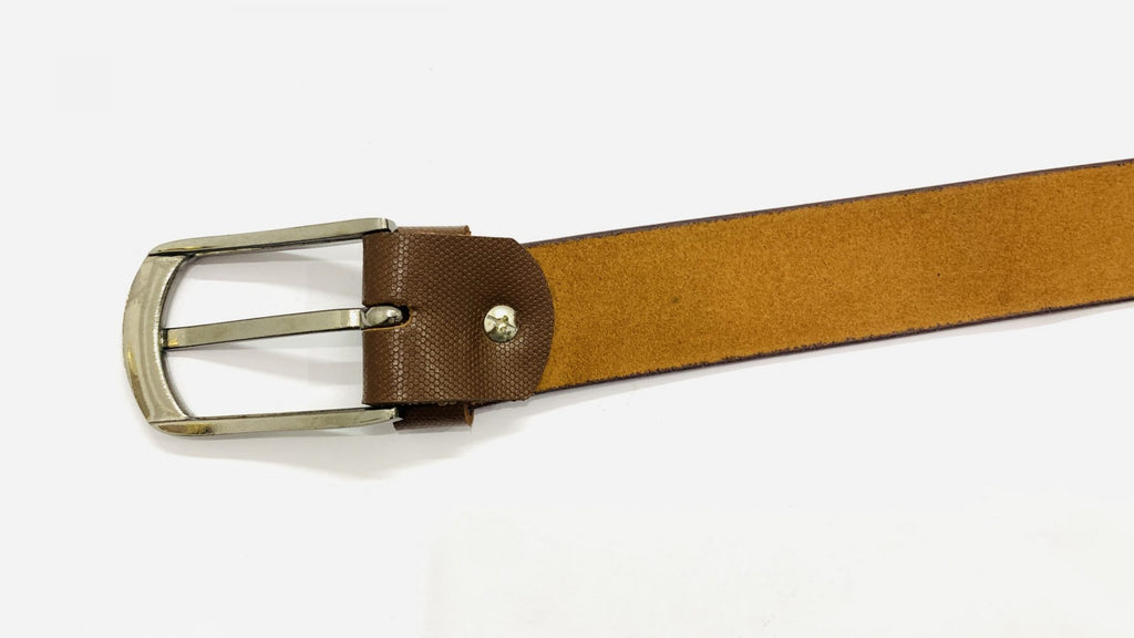 CraftShades Men's Leather Belt 100% Buffalo Genuine Leather Belt 1.5" Width