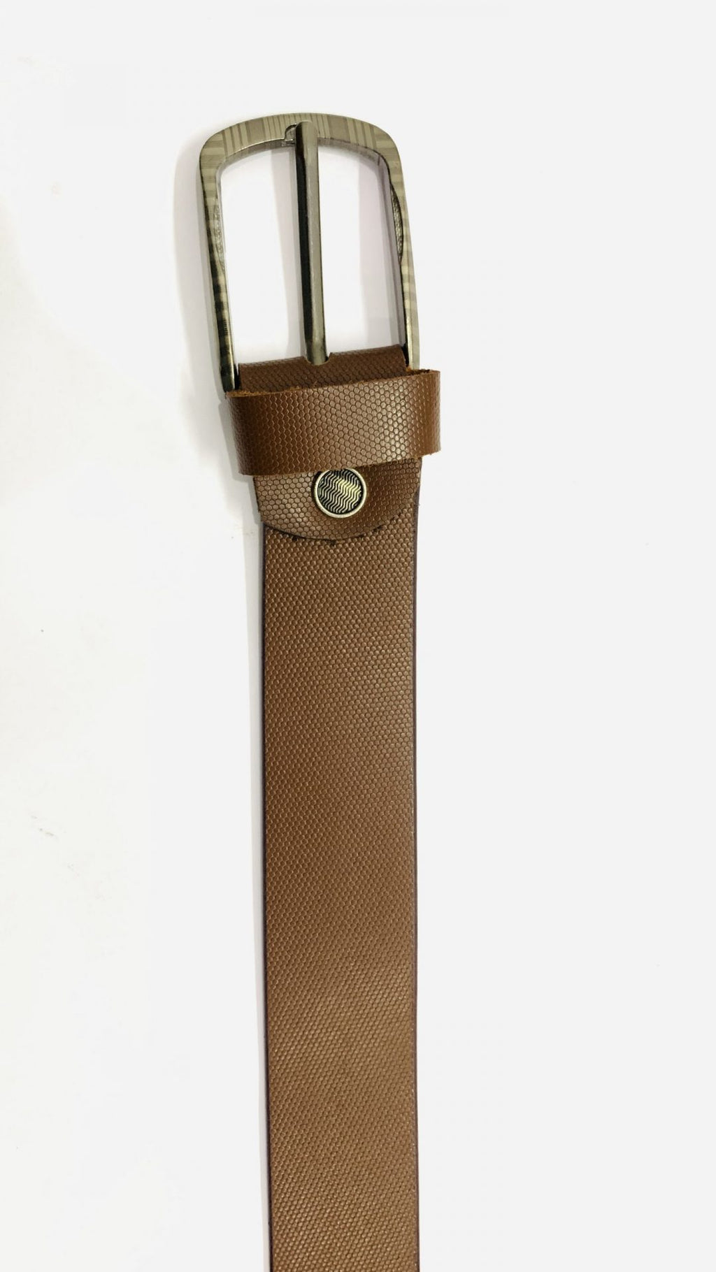 CraftShades Men's Leather Belt 100% Buffalo Genuine Leather Belt 1.5" Width