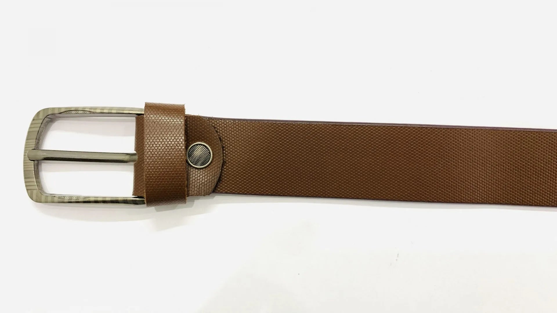 CraftShades  Combo Offer - Handmade Leather Laptop Big Pocket Bag, &amp; Brown Belt