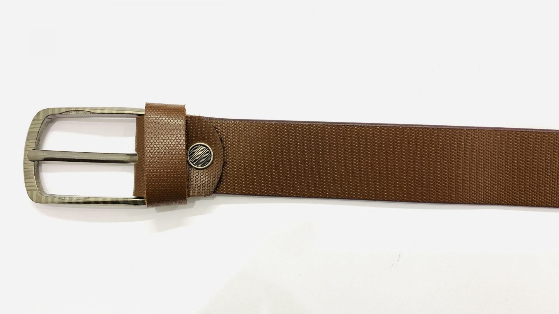 CraftShades Men's Leather Belt 100% Buffalo Genuine Leather Belt 1.5" Width