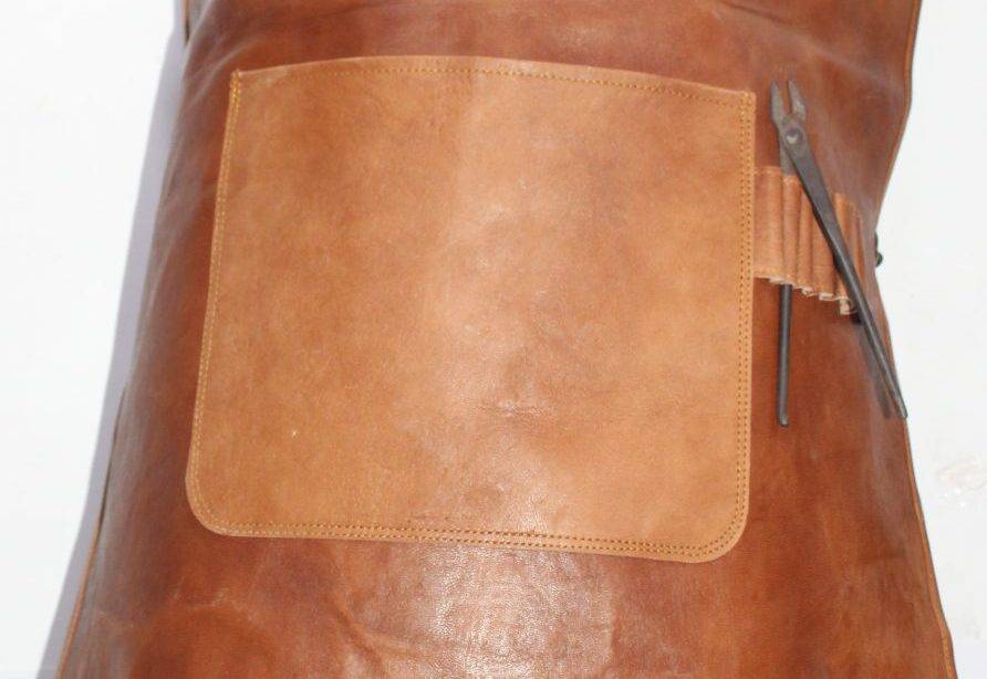 CraftShades Personalised Distressed Leather Apron