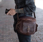 Craftshades Leather Camera Bag black