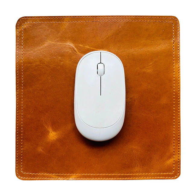 Premium Full-Grain Leather Mouse Pad