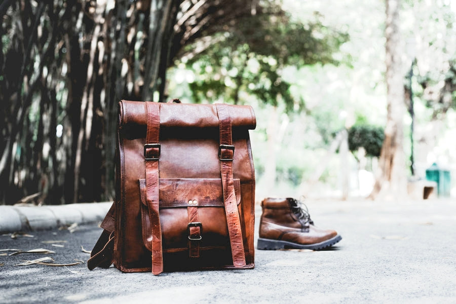 Craftshades – Multiple Pockets 12*16 Inch Handcrafted Goat Leather Roll Bag | 100% Genuine Leather