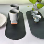 remium Leather Desk Curve Mat – Elegant Table Protector
