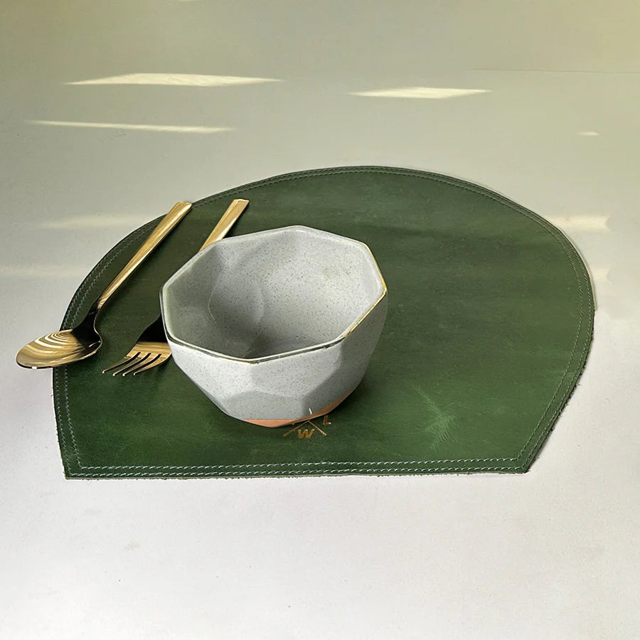 Premium Leather Dining Table Placemat – Elegant &amp; Durable