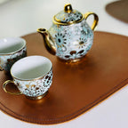 Premium PU Leather Table Mats for Dining – Heat &amp; Spill Resistant