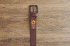 100% Genuine Premium Leather Belt-Brown