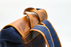 Vintage Leather Travel Bagpack
