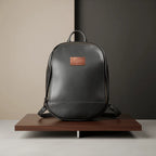 Craftshades Classic Black Leather Backpack