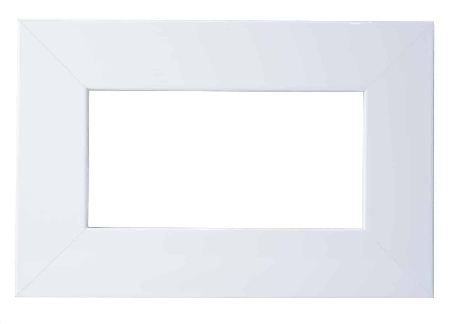 Liquid White Mirror Frame
