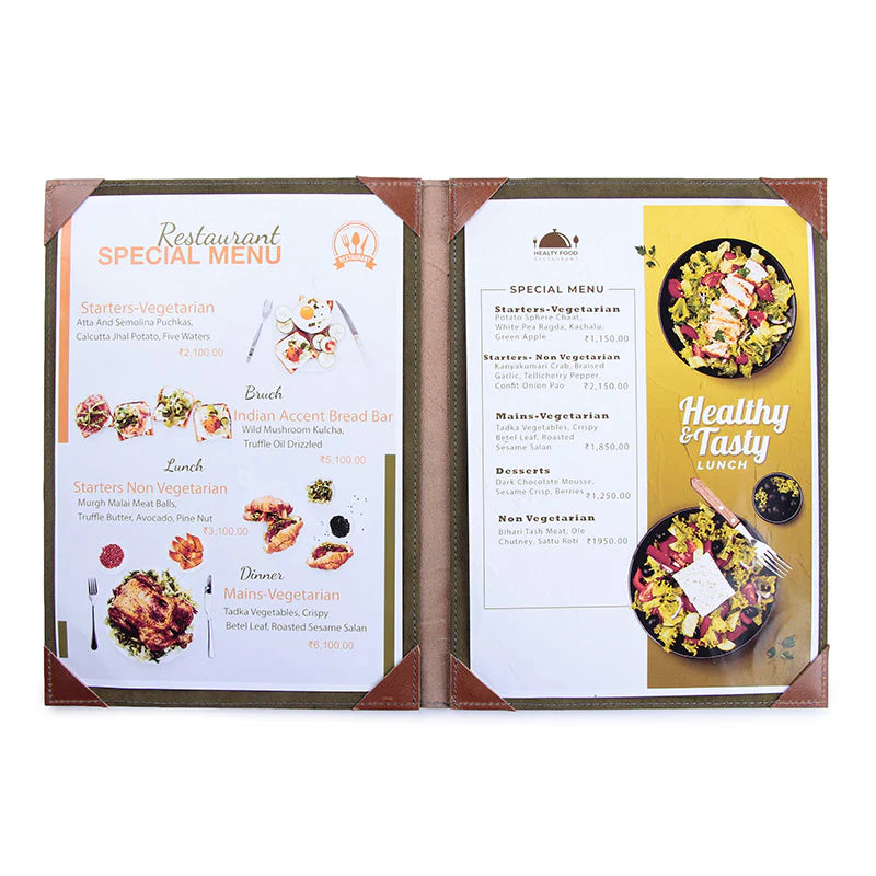 Elite Leatherette Menu Cover