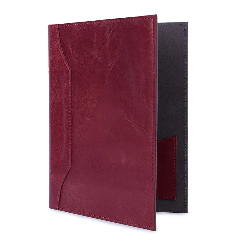 Premium Royal Leather Menu Booklet