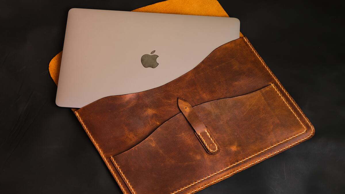 Craftshades Leather Sleeve Cover for MacBook