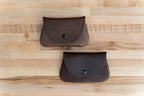 Leather Button Coin Purse