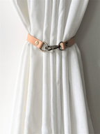 Minimalist Leather Curtain Tieback