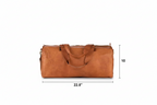 CraftShades leather duffle bag