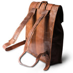 Craftshades – Multiple Pockets 12*16 Inch Handcrafted Goat Leather Roll Bag | 100% Genuine Leather