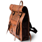 Craftshades – Multiple Pockets 12*16 Inch Handcrafted Goat Leather Roll Bag | 100% Genuine Leather