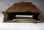 Craftshades – Multiple Pockets 12*16 Inch Handcrafted Goat Leather Roll Bag | 100% Genuine Leather