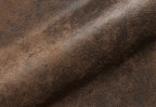 Craftshades Vintage Chesterfield Brown Ottoman Left