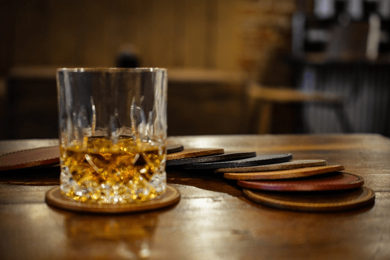 Round Leather Coasters