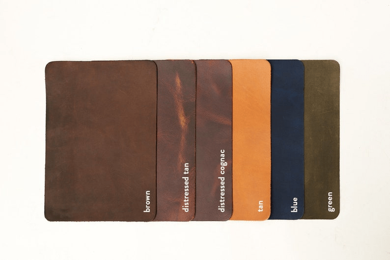 Round Leather Placemats Set