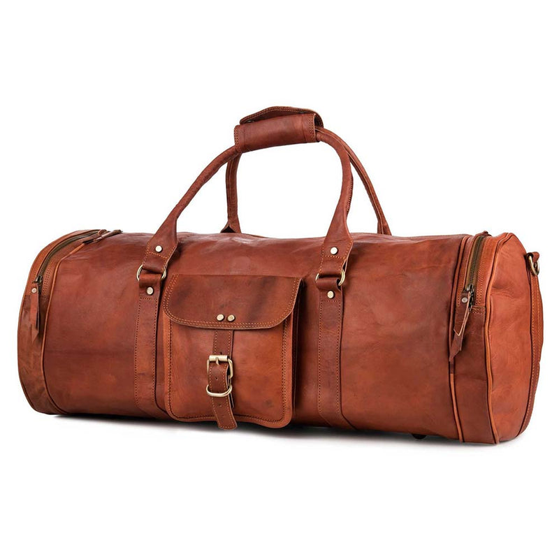 CraftShades 22 Inch leather duffle bag