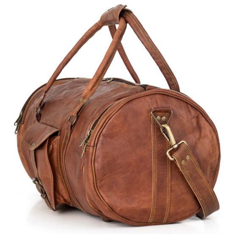 CraftShades - 22 Inch leather duffle bag